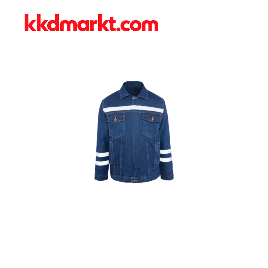 MyForm 3109 Sona Denim Kot İş Montu – Mavi
