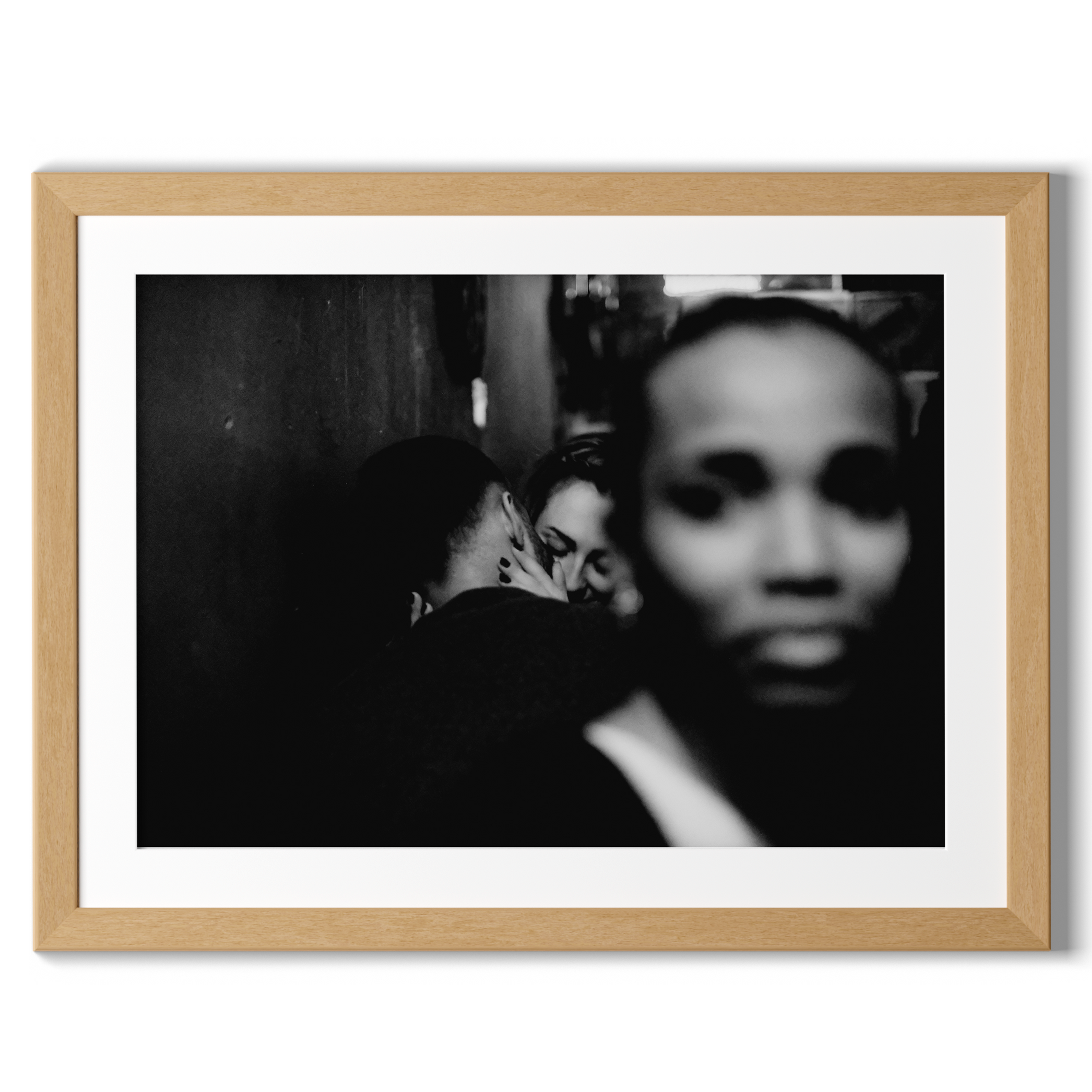 "The Kiss", A4 Photo print, framed
