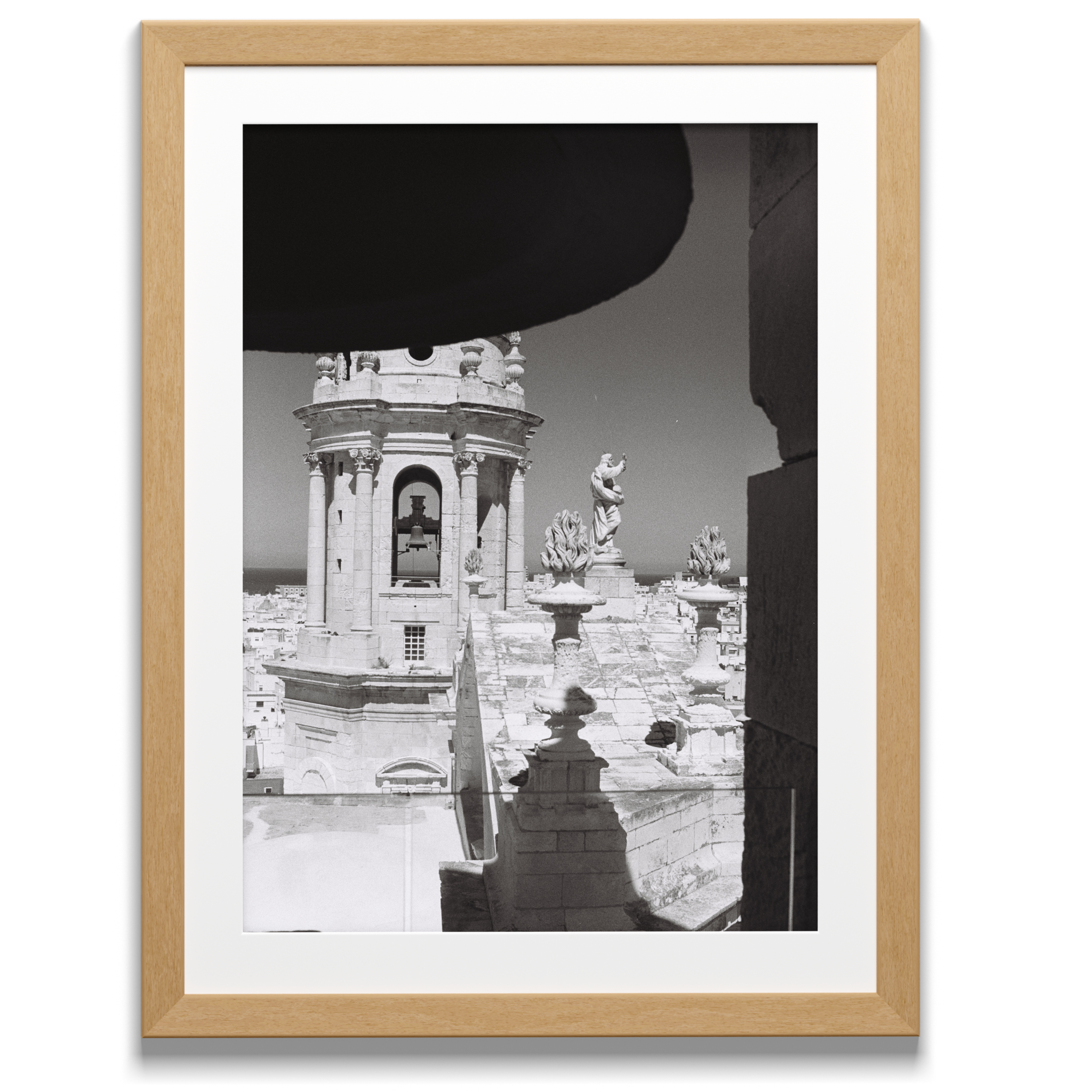"Bell Tower View", A4 Photo print, framed