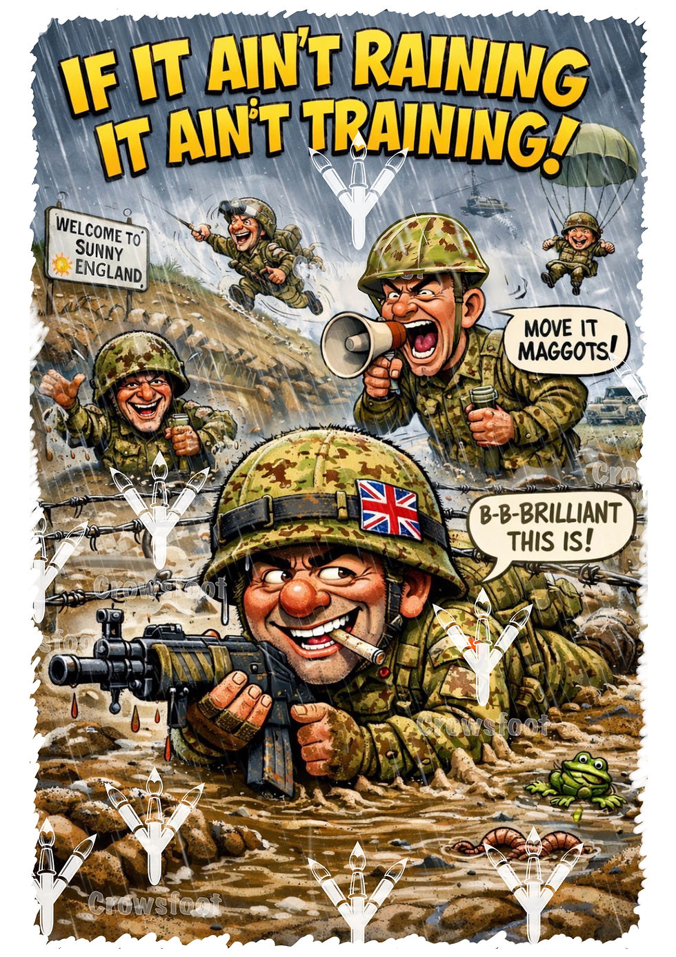 Thumbnail: If it ain’t raining, it ain’t training. SWEATSHIRT