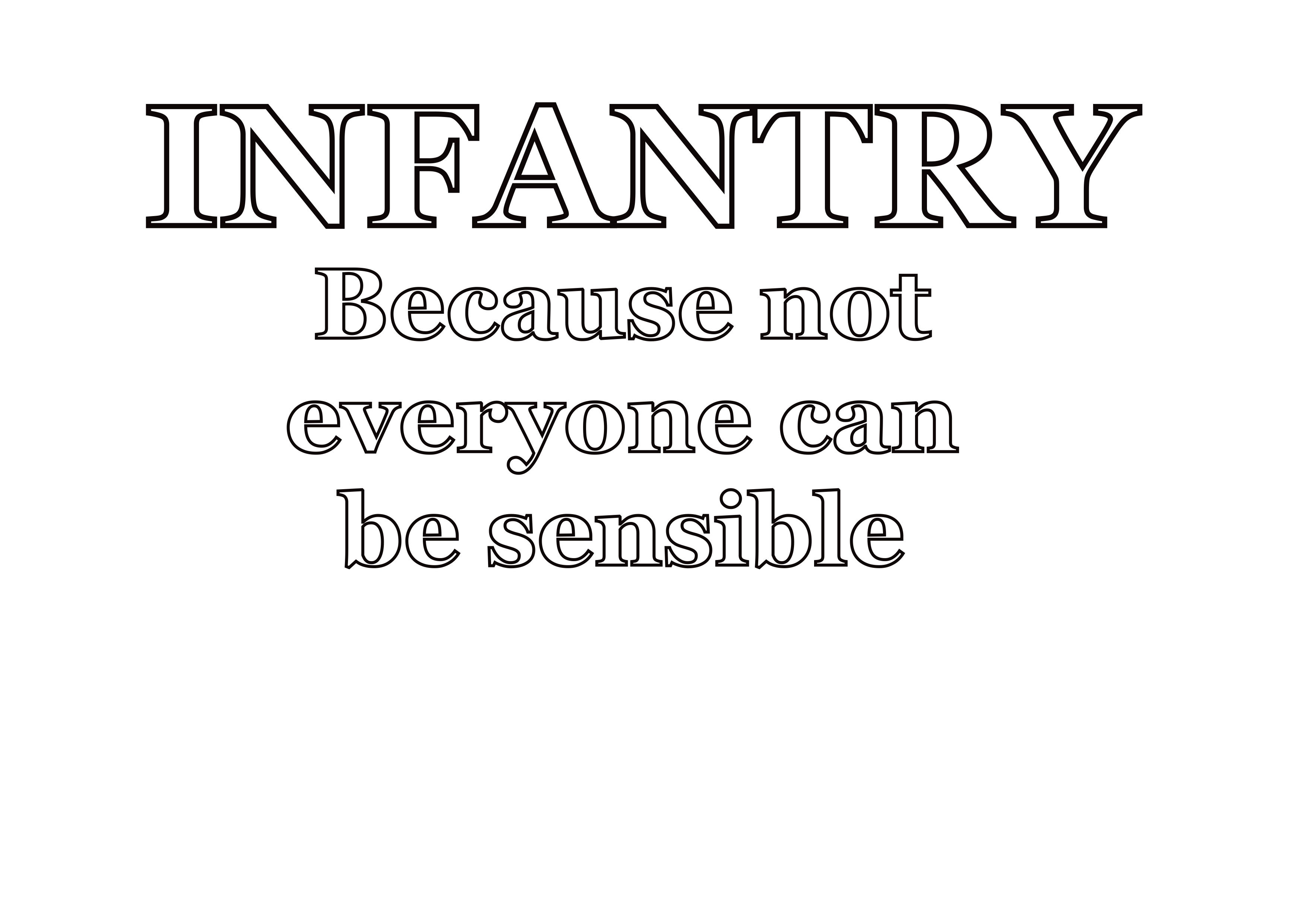 INFANTRY