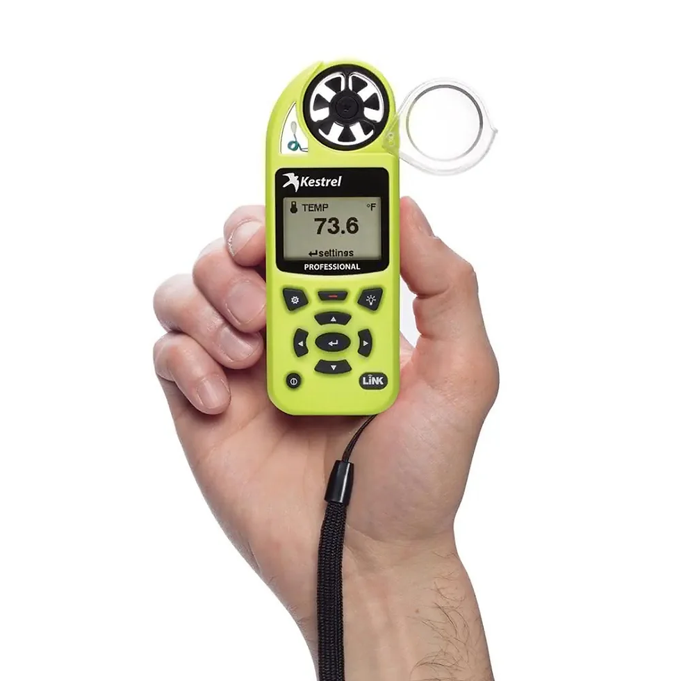 Thumbnail: Kestrel 5200 Concrete Pro Jobsite Weather Kit (0852LHVG Vane Mount Tripod) Green