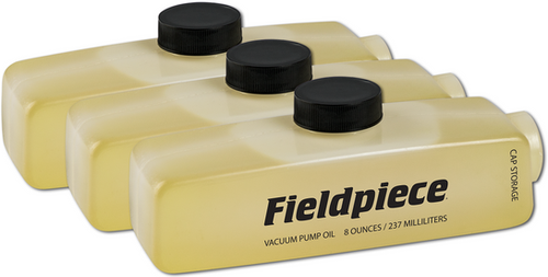 Fieldpiece VACUUM PUMP OIL: OIL8x3 : 250ml x3 quick change bottles ...