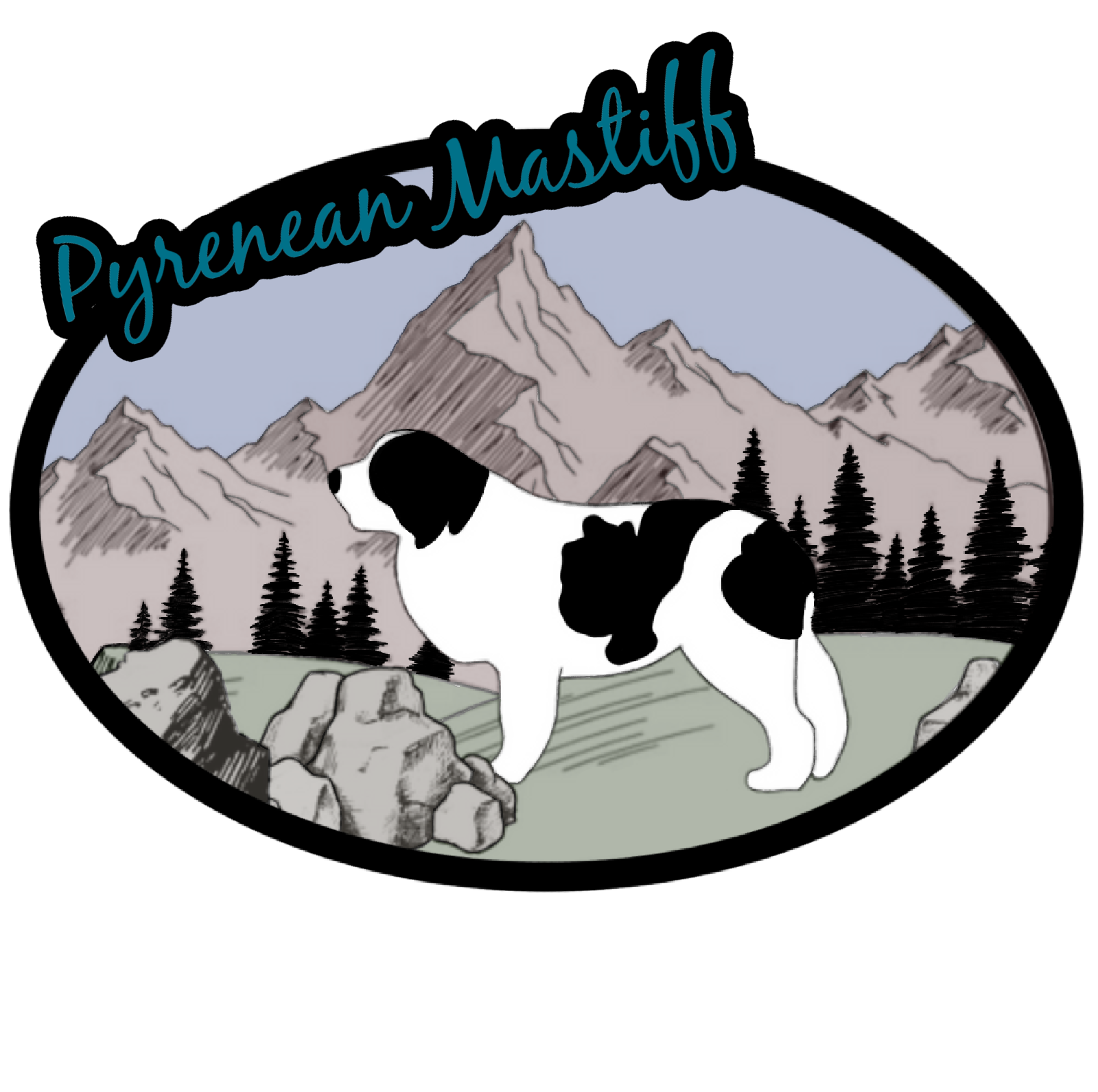 2024 Pyrenean Mastiff Car Magnet