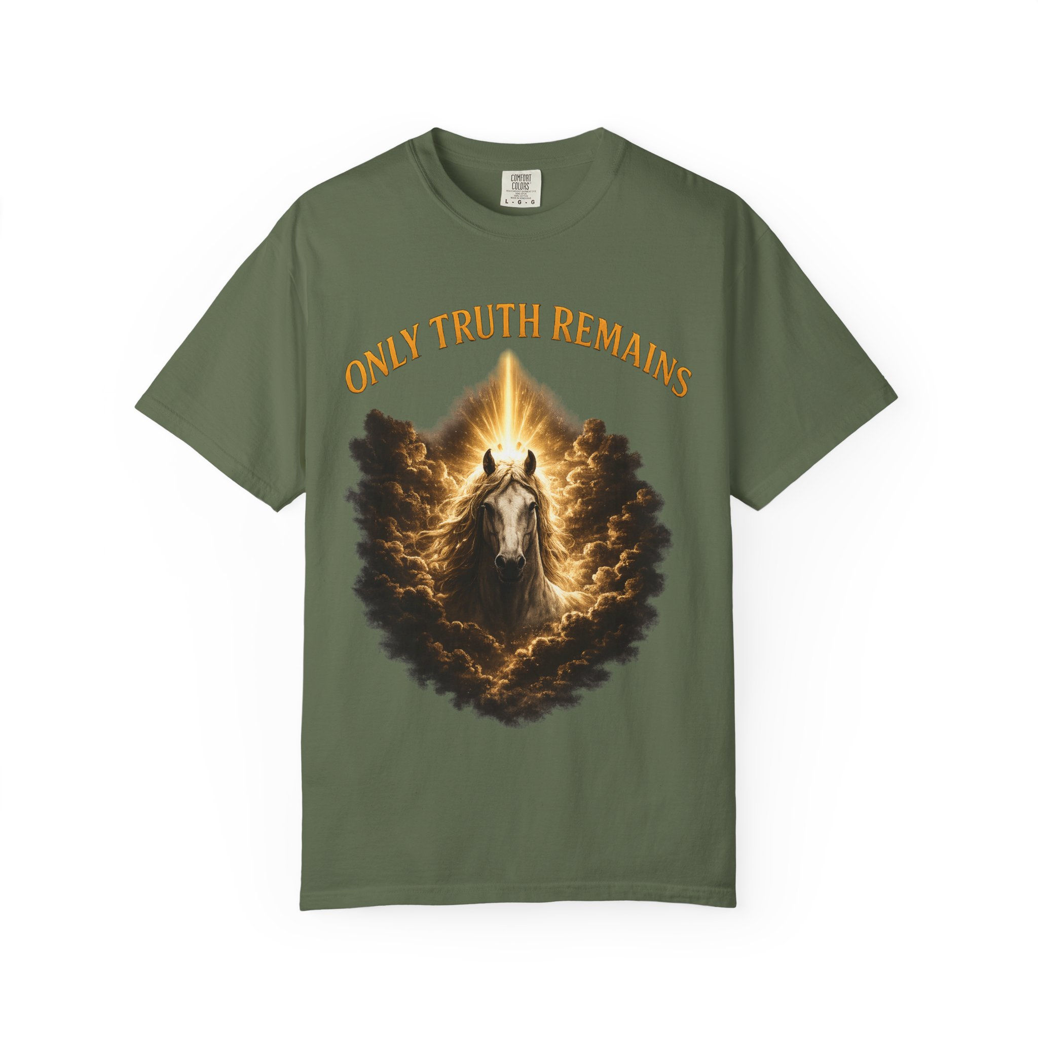 Christian T-Shirt — "Only Truth Remains" Luke 8:17 Garment-Dyed Tee