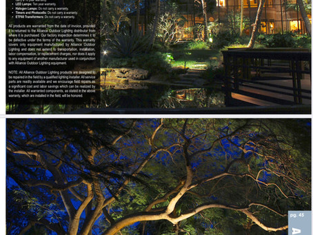 Alliance Outdoor Lighting: Magazine Feature