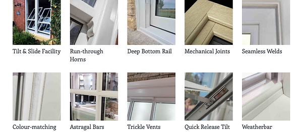 Features of our uPVC Sliding Sash Windows