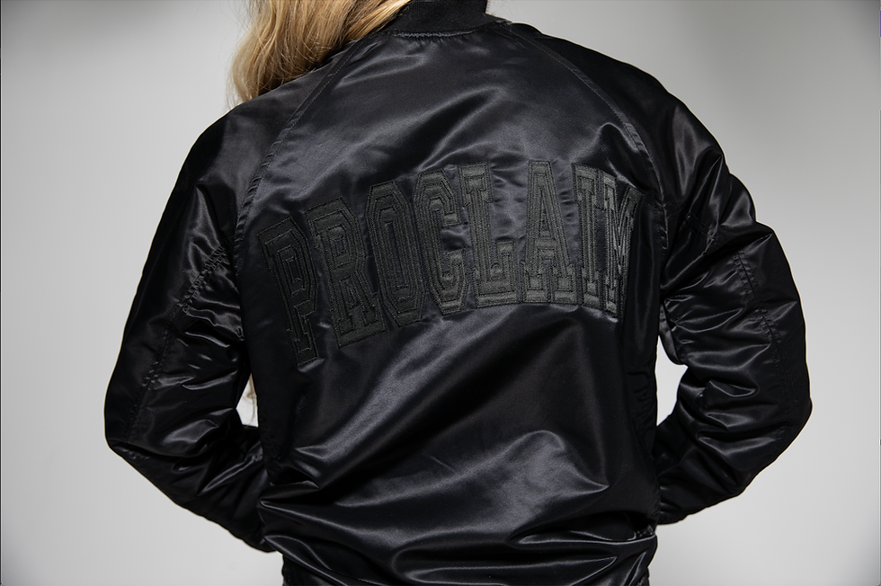Thumbnail: Remixed Birthday Bomber Jacket