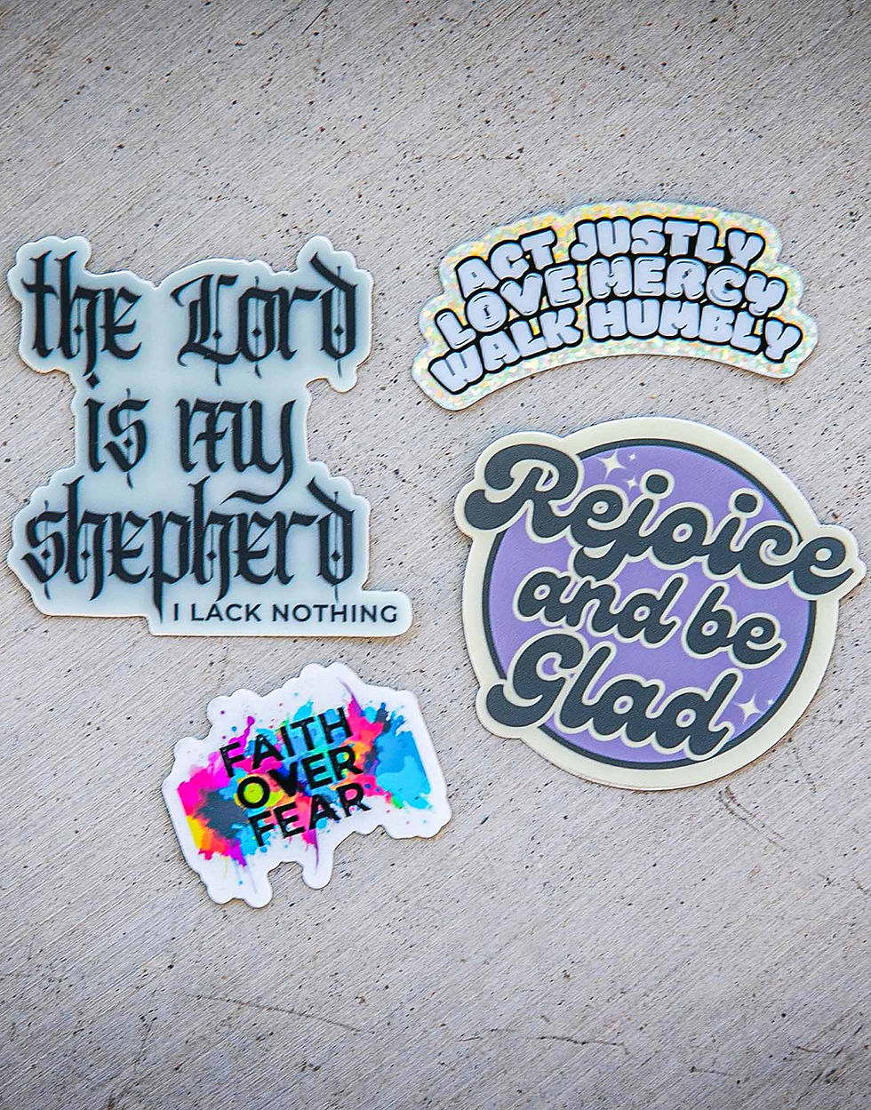 Miniatura: FAITH OVER FEAR Sticker Pack or Singles