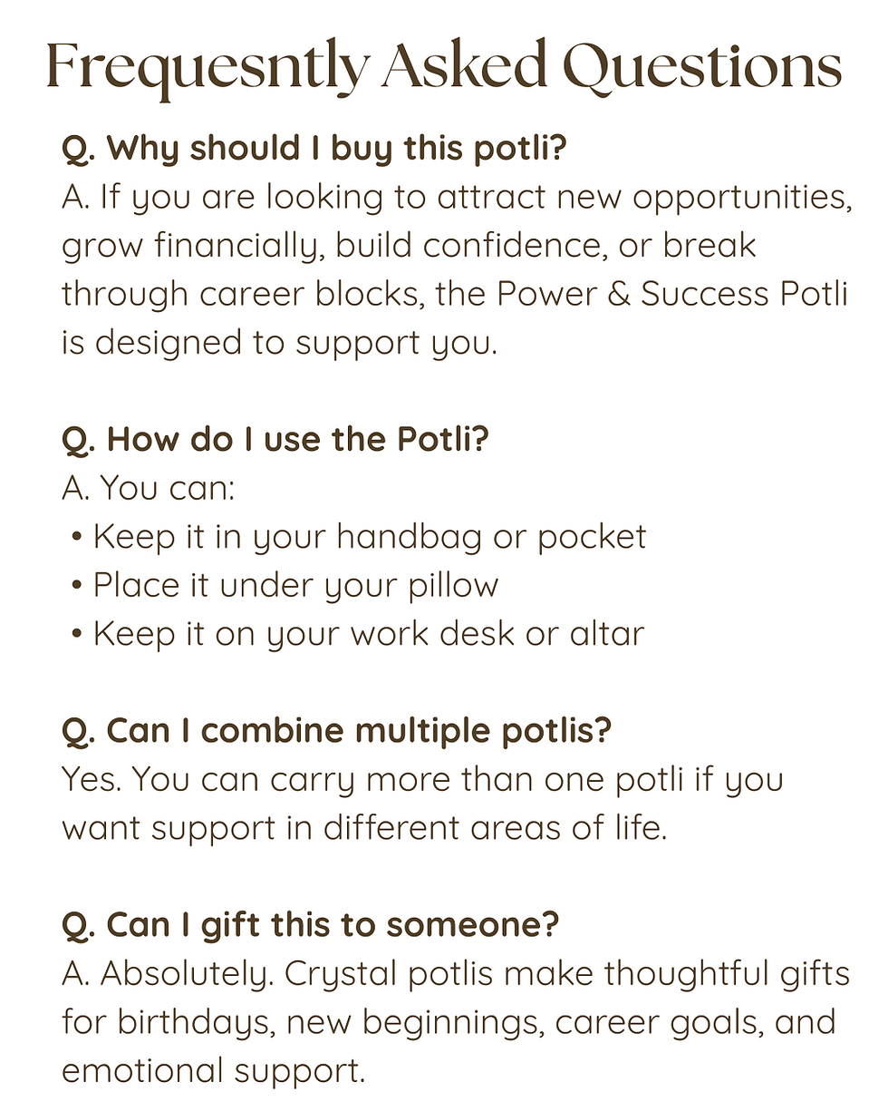 Thumbnail: Power & Success Potli
