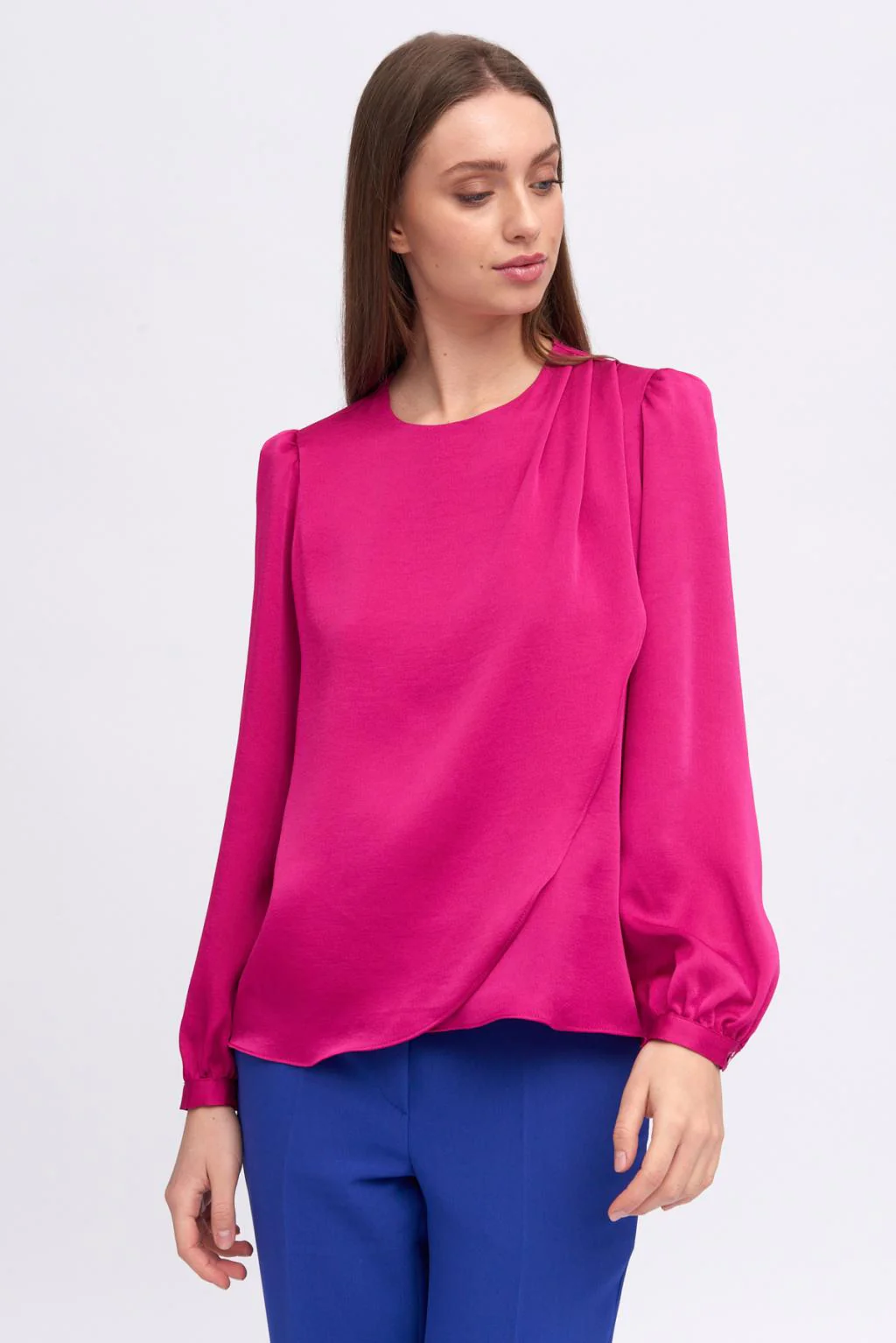 Haut satin fuschia TINTA & BARILOCHE Boutique HARMONIE Marseille 12