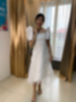 FLORENTINA Filipiniana dress with lace, tapis and detachable sleeves