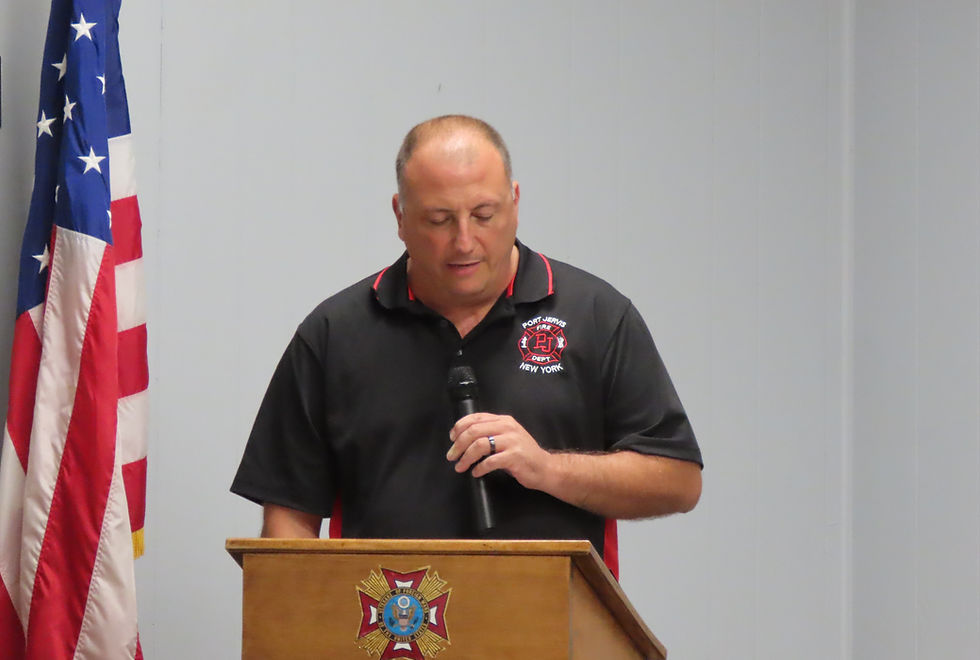 Port Jervis Mayor/PJFD Past Chief Dominic Cicalese