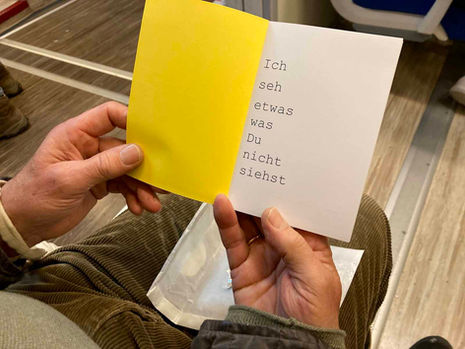 Ich seh etwas was Du nicht siehst