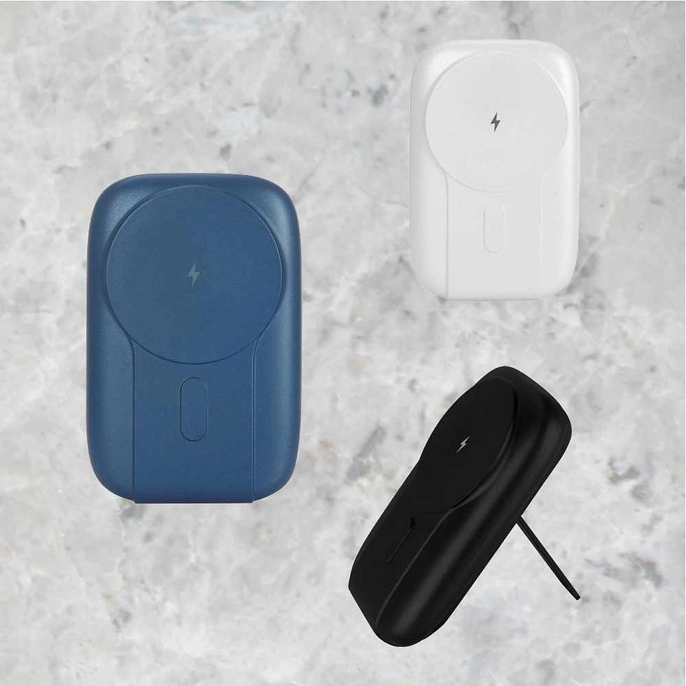 Blue powerbank power bank battery