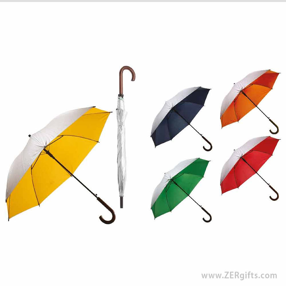 Umbrella promotion with logo