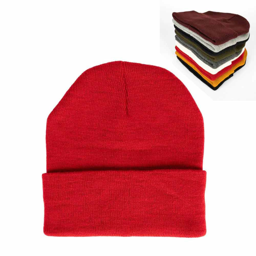 Embroidered knitted hats employees workers