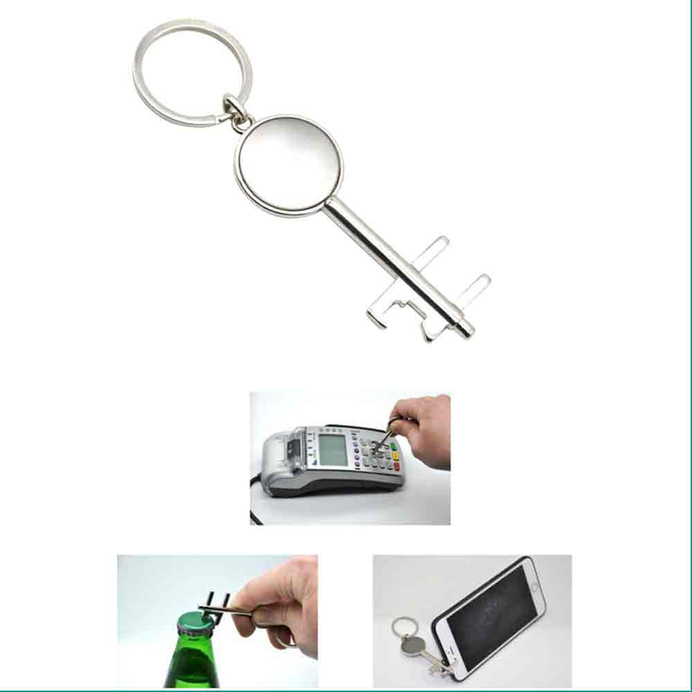 Multi purpose hook keychain