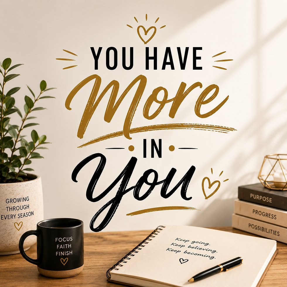 You Have More in You
