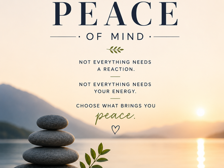 Peace of mind
