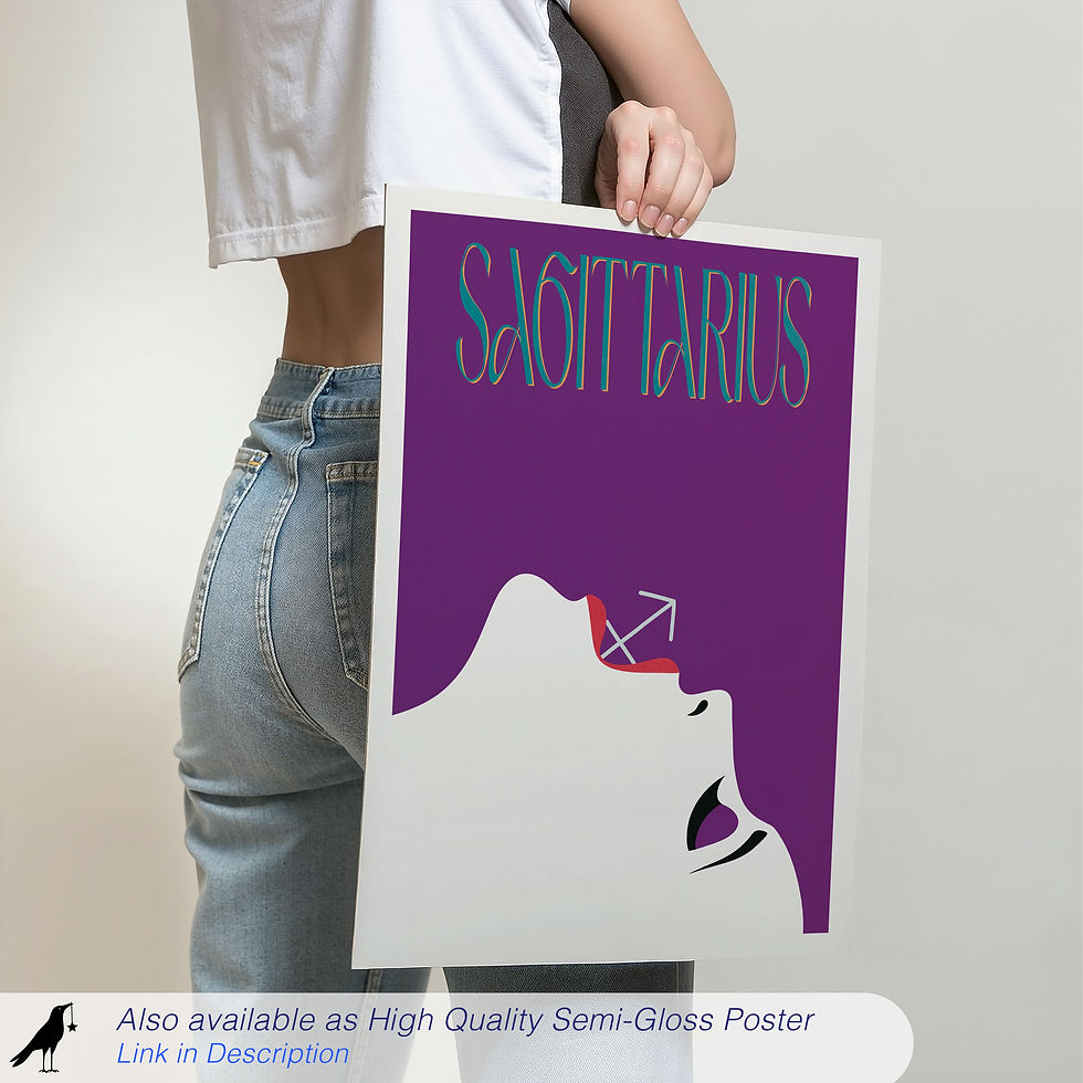 Thumbnail: Sagittarius Muse Contemporary Art | Printable Artwork