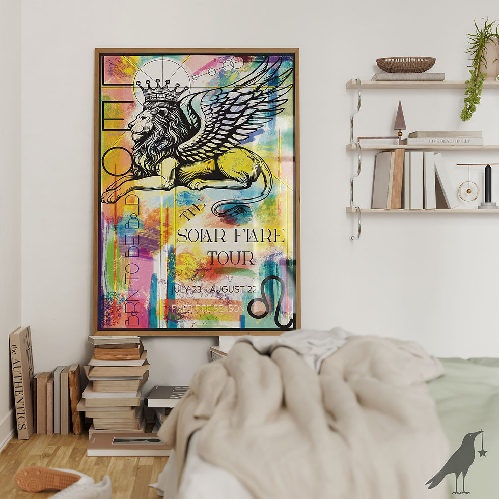 Thumbnail: Leo Band Poster Art | Printable Artwork