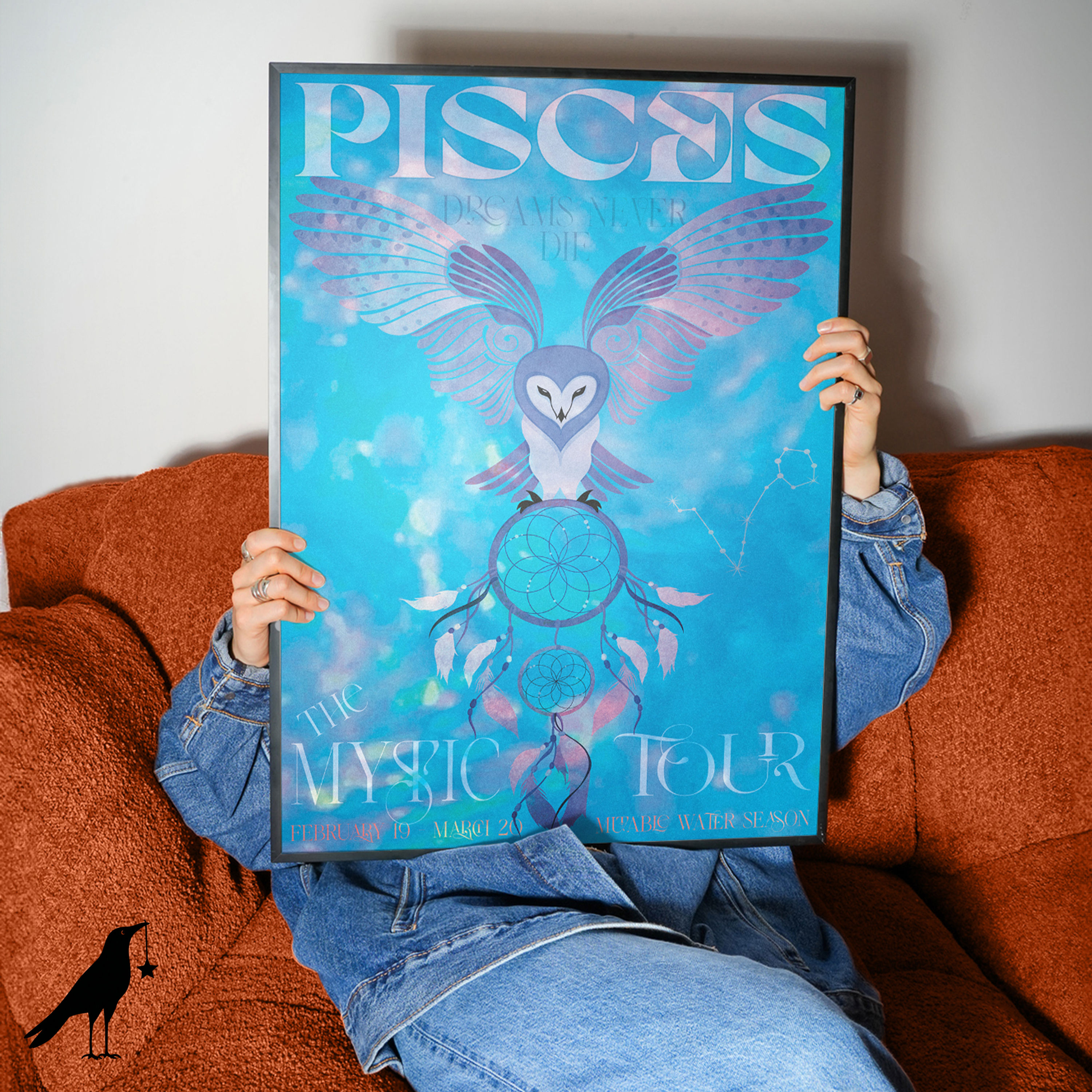 Pisces Band Poster Art | Printable Artwork