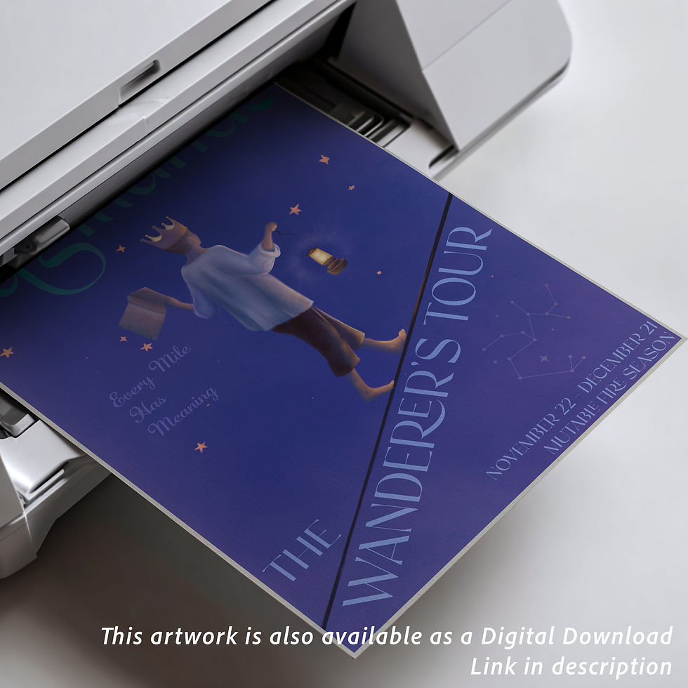 Thumbnail: Sagittarius Band Poster Art Print | Semi-Gloss Poster