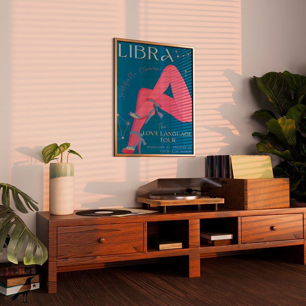 Thumbnail: Libra Band Poster Art | Printable Artwork