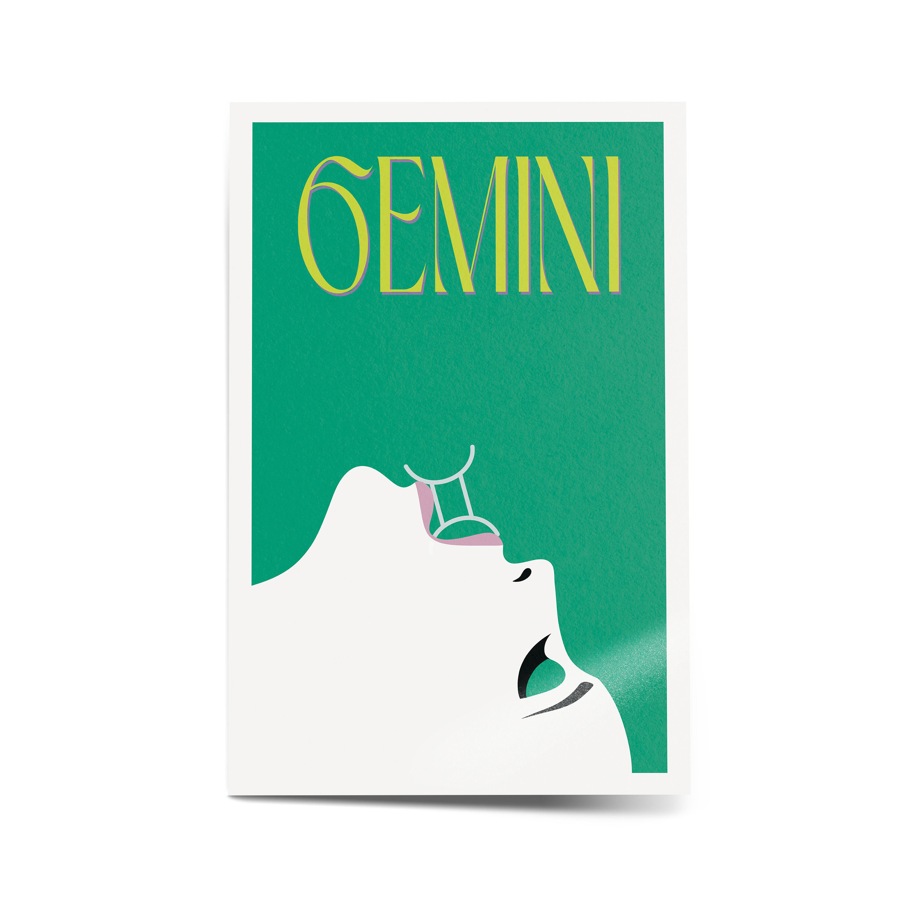 Gemini Muse Contemporary Art Print | Semi Gloss Poster