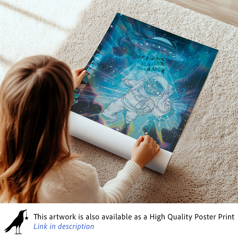 Thumbnail: Aquarius Band Poster | Printable Artwork