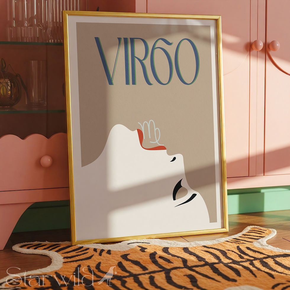 Thumbnail: Virgo Muse Contemporary Art | Printable Artwork