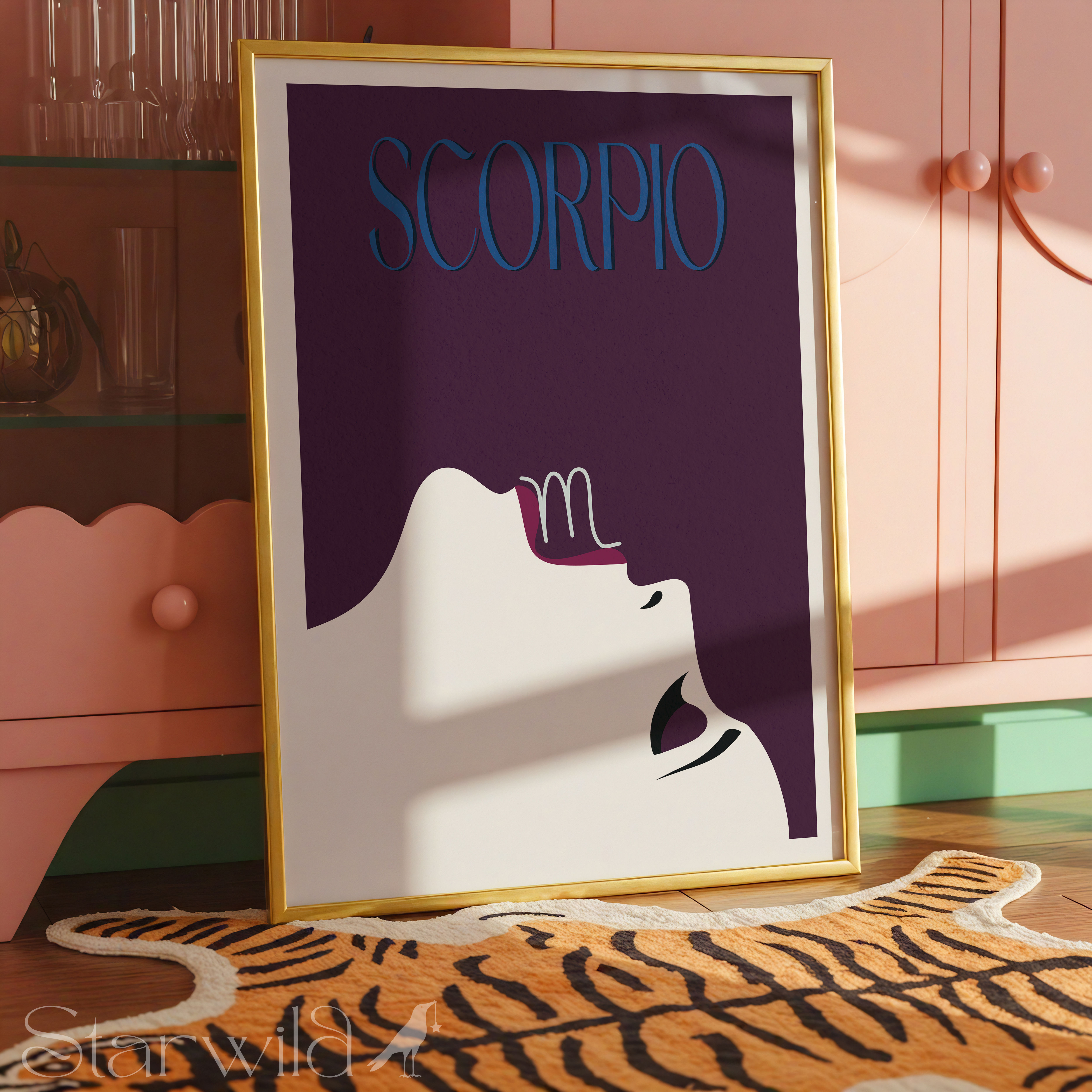 Scorpio Muse Contemporary Art | Printable Artwork