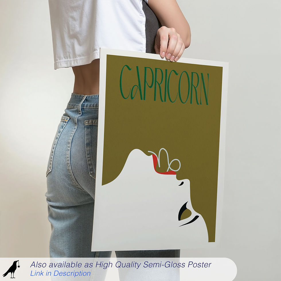 Thumbnail: Capricorn Muse Contemporary Art | Printable Artwork