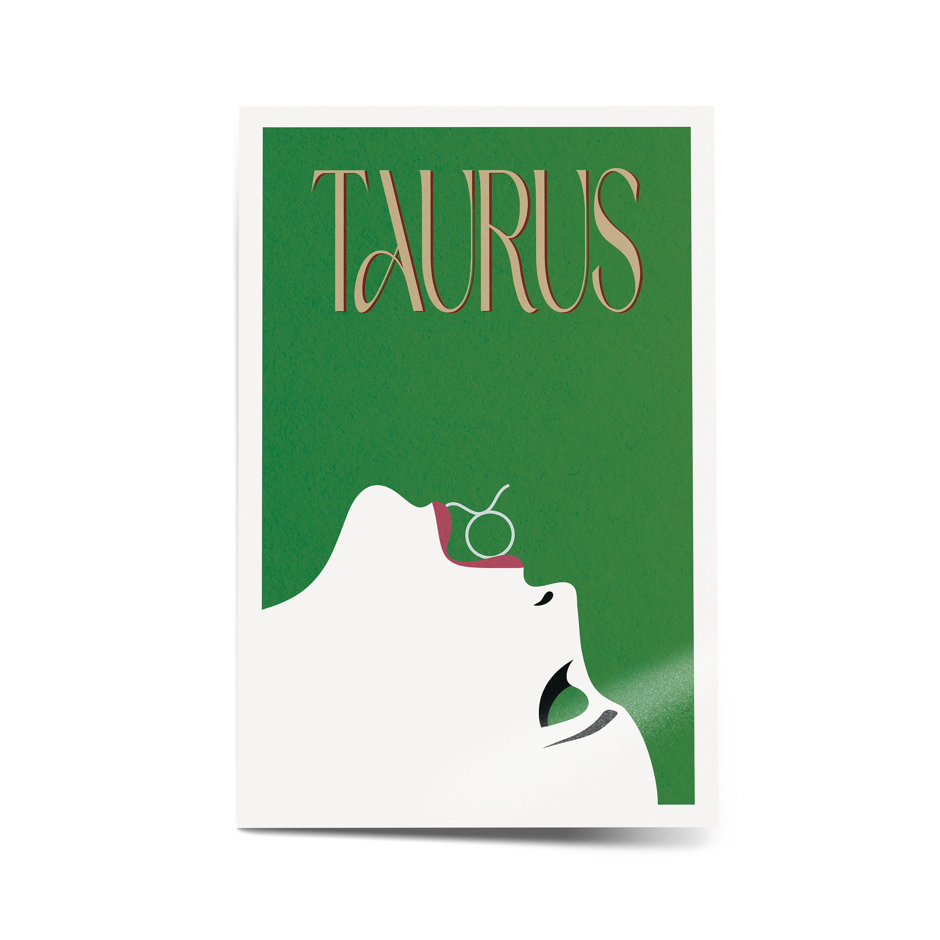 Taurus Muse Contemporary Art Print | Semi Gloss Poster