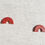 Thumbnail: Red Stone Half-Hoop Stud