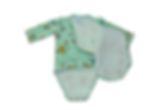 Thumbnail: Baby Bodies Long Sleeves / Animal Green Print