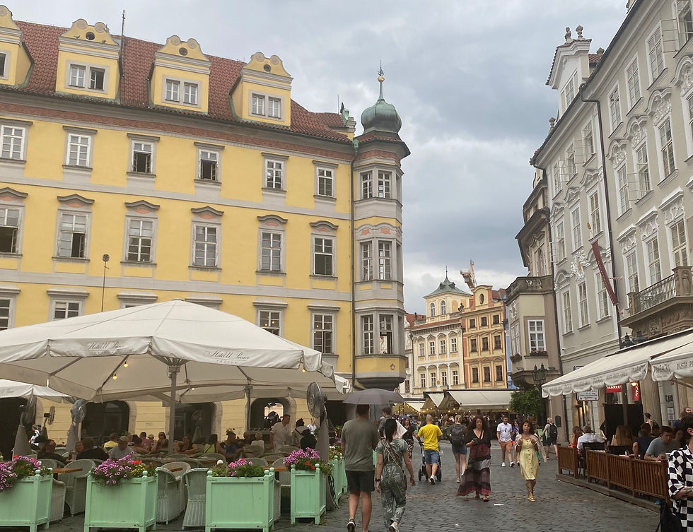 the old town square in prague