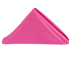 FUCHSIA STOFFSERVIETTEN MIETEN 50x50cm