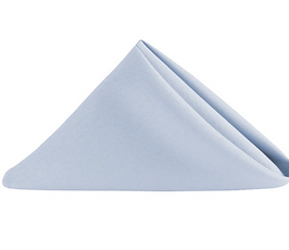 DUSTY BLUE STOFFSERVIETTEN MIETEN 50x50cm