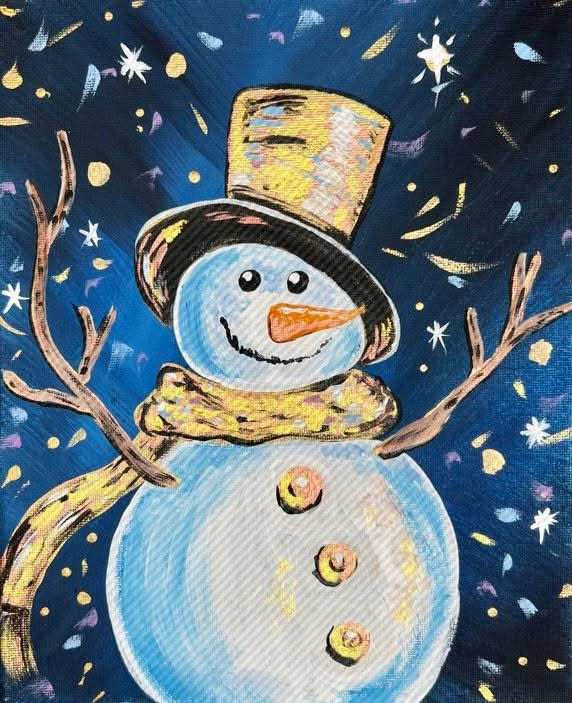 Family Paint Night : Frosty & Fancy