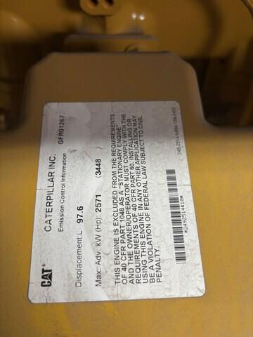 Thumbnail: Cat G3520H 2MW 60Hz 4160v Natural Gas Generator Set 2020 (NEW Unused)