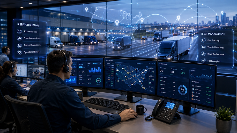 Dispatch Support and Fleet Management Services: How Professional Operations Support Helps Transportation Businesses Grow