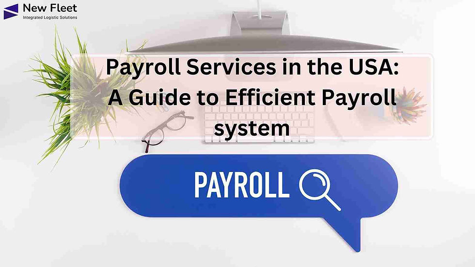 Payroll Services in the USA: A Guide to Efficient Payroll system