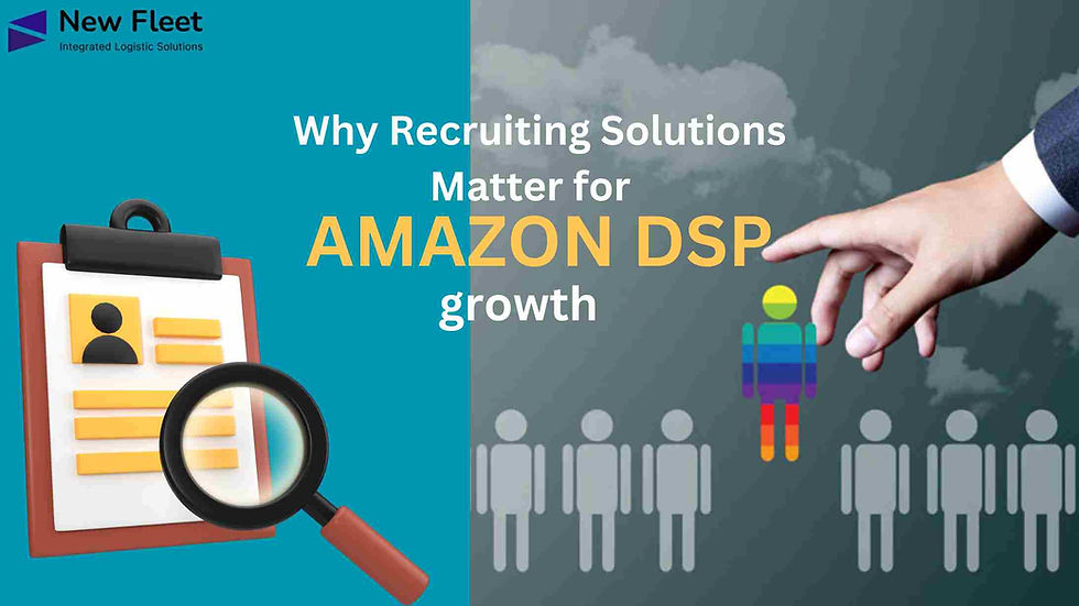 amazon dsp recruiting solutions, new fleet solutions