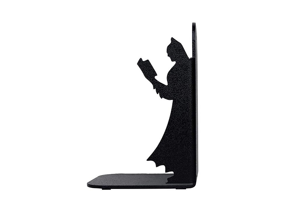 Thumbnail: Superhero Reading Bookends Metal Bookends Decorative Bookends Cool Bookends