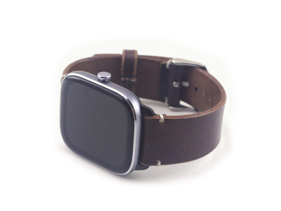 Miniatura: Pulseira de couro para relógio de pulso