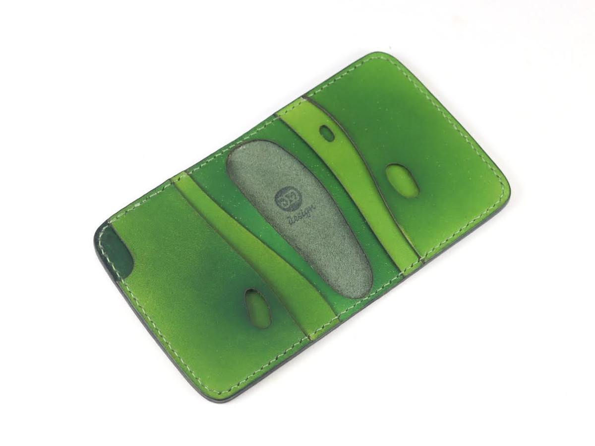 Carteira de couro série Costela de Adão