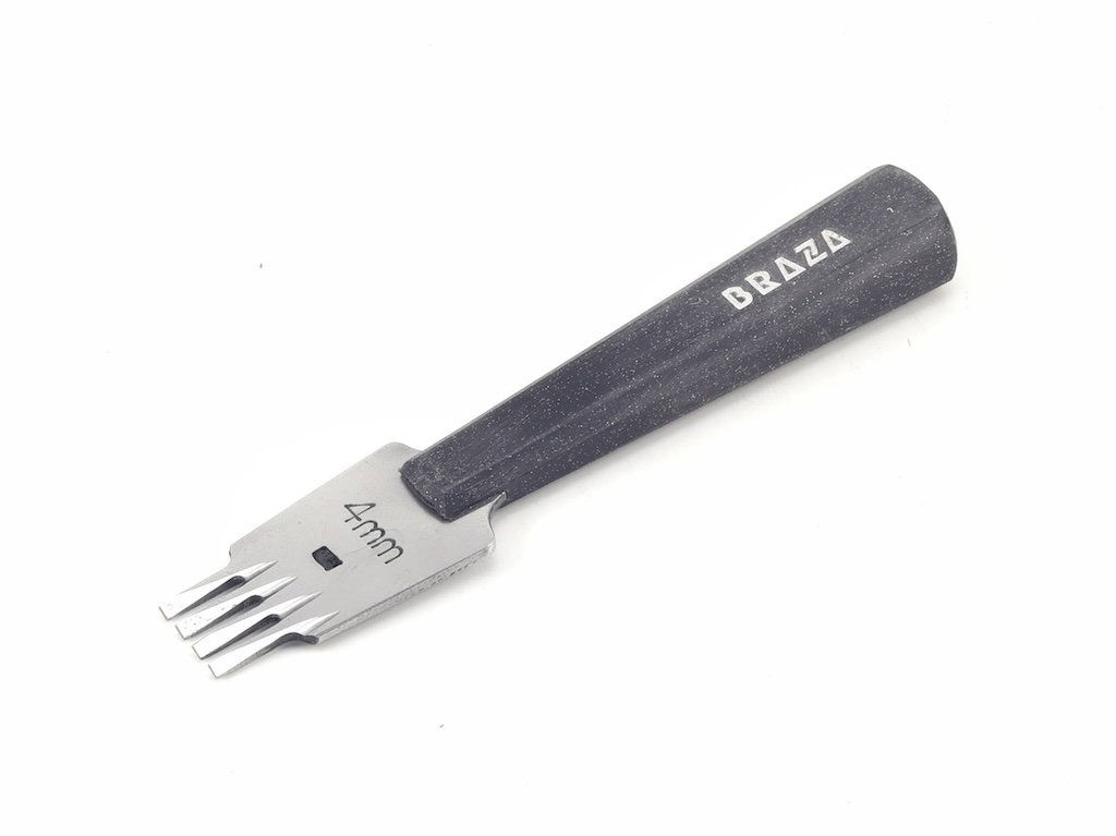 Cinzel Médio para Couro - Furação Francesa-Granito