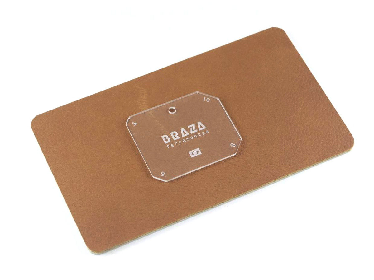 Gabarito de cantos chanfrados